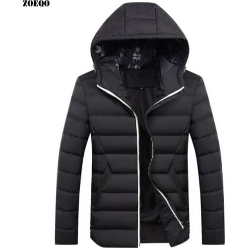 New Fashion Autumn Winter Mens Cotton Overcoat Jacket Men Coat Mens Casual Jacket Cotton-padded Parkas winter jacket men
