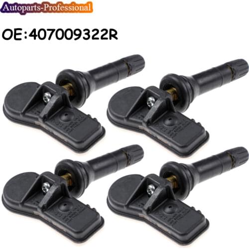 4 pcs/lot New TPMS Tire Pressure Sensor For Dacia Duster Lodgy Sandero Renault Kangoo Clio Captur Smart 407009322R