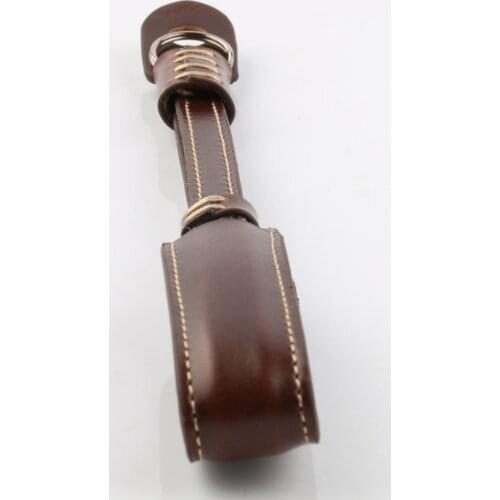 Suitable For Finepix Fuji Fujifilm X30 X20 X10 PU Leather Camera Hand Wrist Strap Portable And Strong (Dark Brown)