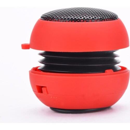 Portable Hamburger Mini Speaker Mp3 Music Loudspeaker Player Outdoor 3.5mm Wired Speaker Sound Box for Computer Phones