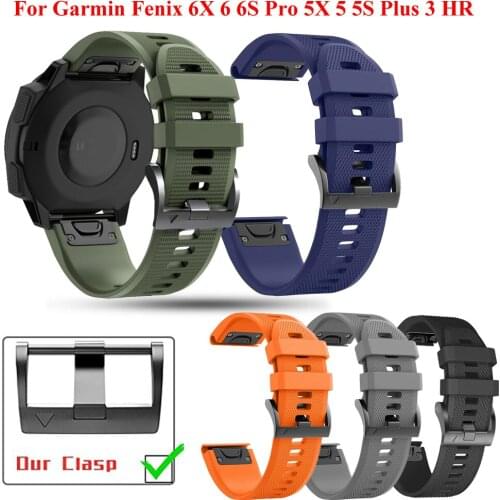 Watchband Strap Smart Watch Bracelet Band For Garmin Fenix 6X 6 6S Pro 5X 5 5S Plus 3HR 935 Quick Release Belt Wristband Correa
