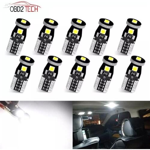 T10 W5W T10 Led Canbus LED Interior Lamp Side Marker Backup Tail Reading Bulb Car Interior Lights Auto 12V Auto Parking Bulb