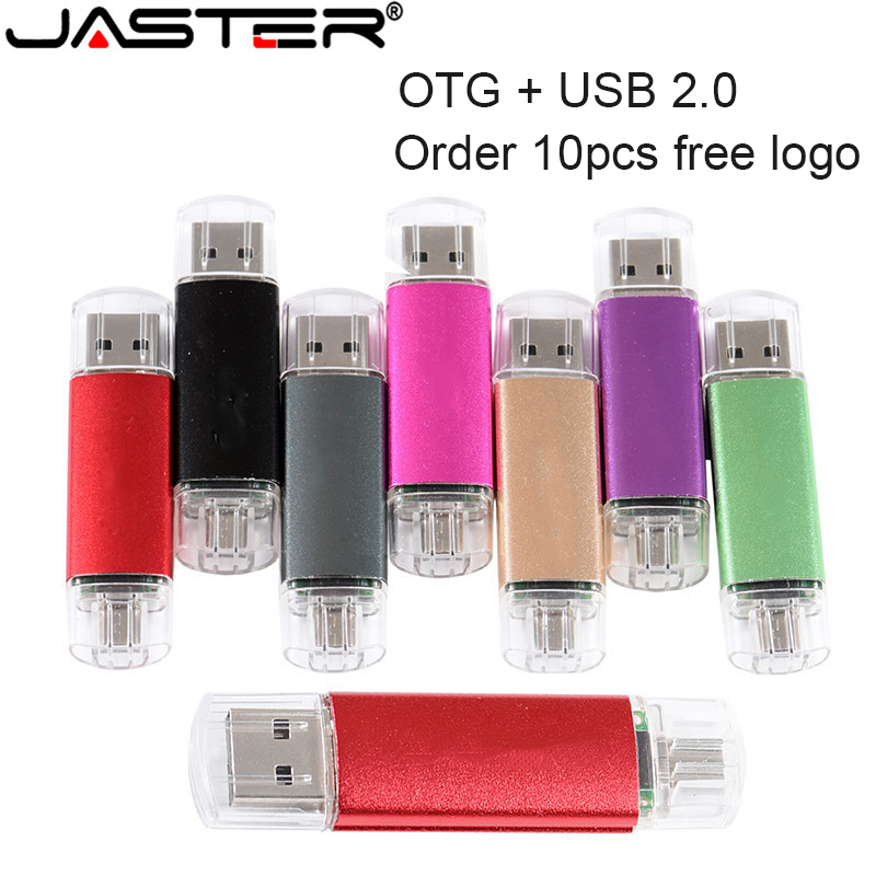 JASTER USB flash drive OTG high Speed drive 64 GB 32 GB 16 GB 8 GB 4GB external storage double Application Micro USB Stick