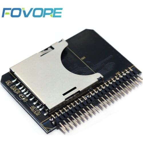 Secure Digital SD/SDHC/SDXC/MMC Memory Card to IDE 2.5" 2.5 Inch 44P 44 Pin Male Adapter SD 3.0 Converter