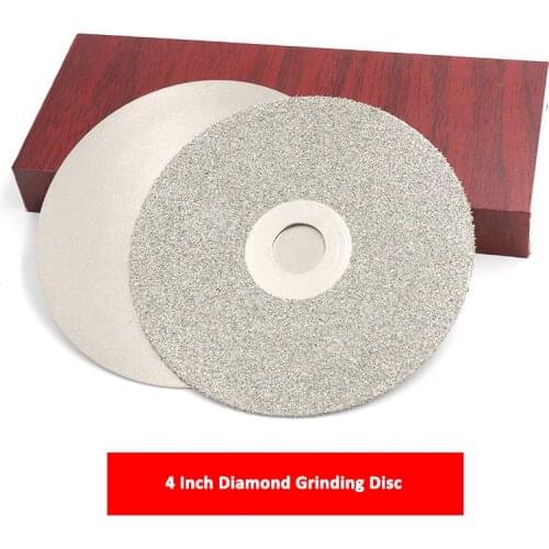 1PCS 4" 100mm Diamond Grinding Disc 36-3000 Grit Hole 16mm Coated Flat Lap Wheel Lapidary Polishing
