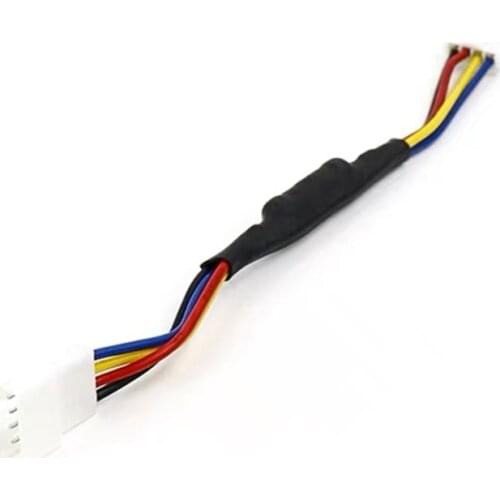 10pcs/lot PH2.0mm Mini 4Pin Male to 4pin Female GPU Graphics Card Cooling Fan PH 2.0 4Pin Power Extension cable/speed down cable