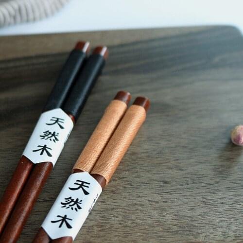 2 Pair Wood Chopsticks Set Chinese Japanese Natural chopsticks Sushi Food sticks Chop Sticks Tableware Dinerware chop sticks