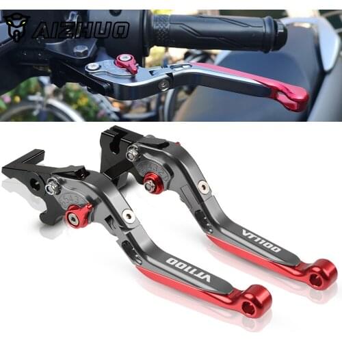 For Honda VT1100 VT 1100 Motorcycle CNC Aluminum Brake Clutch Levers 1995-2007 2006 2004 2005 2003 2002 2001 2000 1999 1998 1997