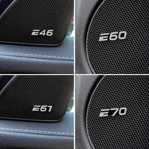 Car-styling car audio decorate fit For BMW E87 E90 E91 E92 E46 E60 E61 E70 G30 X1 X3 X5 X6 X7 Audio Speaker Badge sticker Emblem