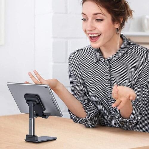 Phone Holder Mobile Smartphone Support Desktop Tablet Stand for iPhone iPad Desk Cell Phone Holder Stand Portable Mobile Holder
