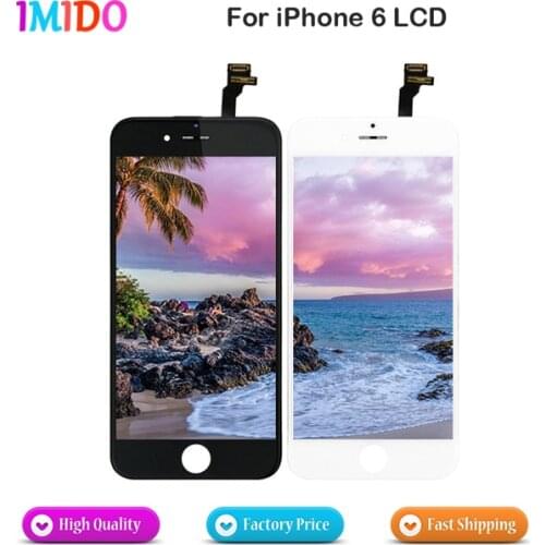 10PCS LCD For Apple iPhone 6 LCD Display Touch Screen LCD Assembly Digitizer Glass lcd Replacement Grade AAA High Quality Parts