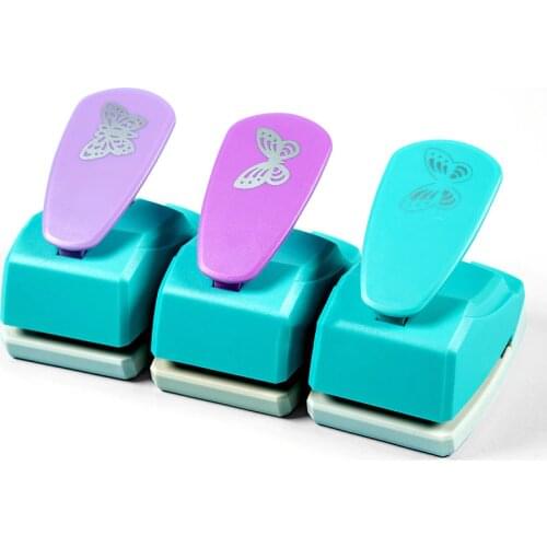 Free Shipping 8mm-67mm Butterfly shaped craft punch paper eva foam scrapbooking embossing device butterflies hole puncher