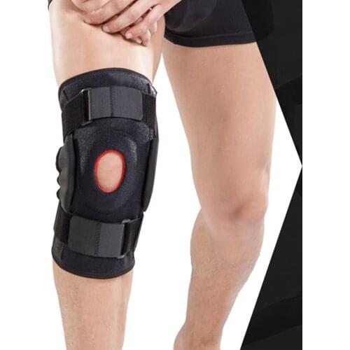 Knee Joint Brace Support Adjustable Breathable Knee Stabilizer Kneepad Strap Patella Protector Orthopedic Arthritic Guard