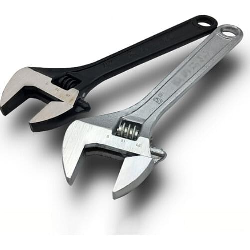 6/8/10/12 inch metric black or white wrench open end spanner adjustable repair multi-functional tools high-carbon steel wrenchs