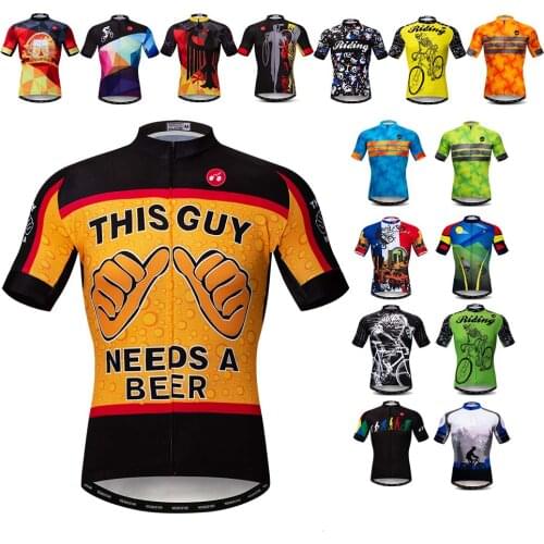 JPOJPO Cycling Jersey Men 2021 Summer Short Sleeve German Beer MTB Cycling Clothing Maillot Bike Shirts Top Bicycle Jersey