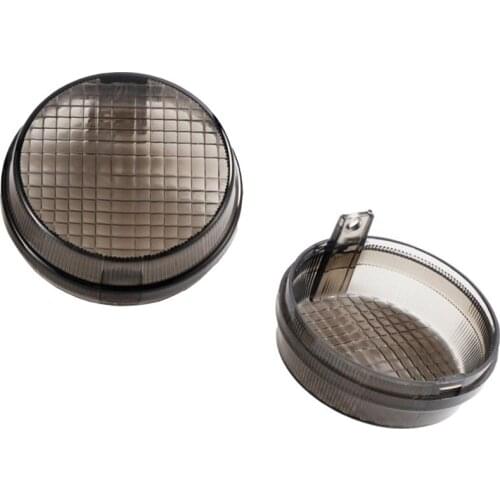 Smoke Front Rear Motorcycle Turn Signal Light Cover Indicator Lens For Honda Shadow VTX Cruisers Kawasaki Vulcan 2000 1600