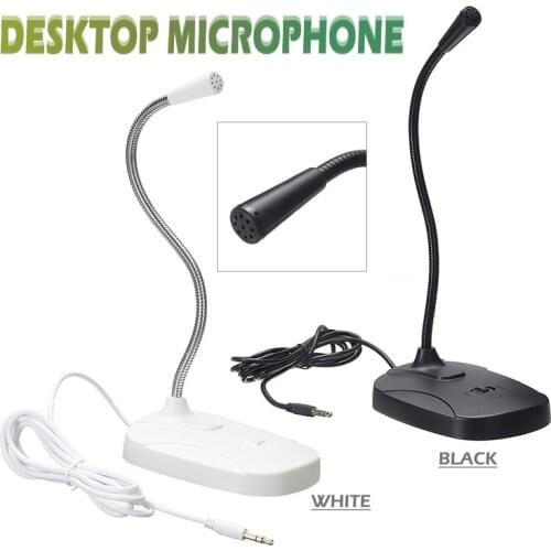 Mayitr 1pc Portable Flexible Laptop Desktop Microphone 3.5mm Jack Office Meeting Chatting Notebook Microphones