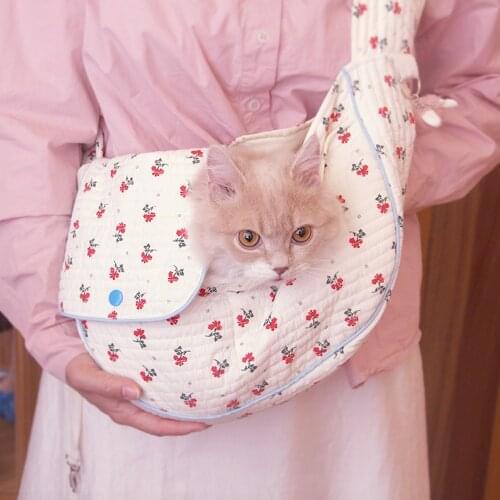 Cute Pet Backpack Carrier For Cats Dogs Slings Outdoor Travel Dog Bag Portable Soft Puppy Shoulder Bag Pet Carrying Supplies