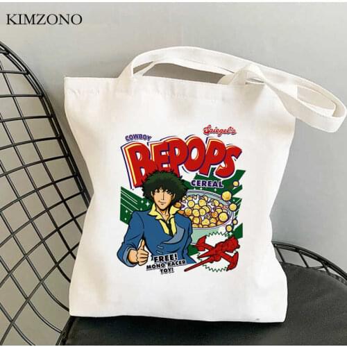 Cowboy Bebop shopping bag bolso handbag tote shopper bag ecobag net bolsas ecologicas jute grab