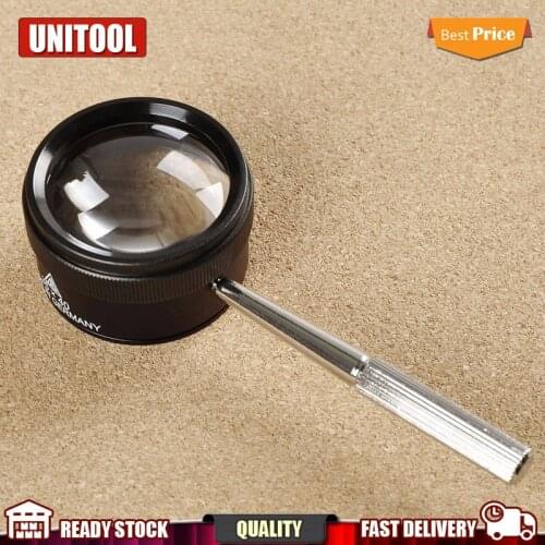 30X 40mmPortable Handheld Jewelry Magnifying Opticals Glass For Watch Repair Tool Handle Loup Magnifier