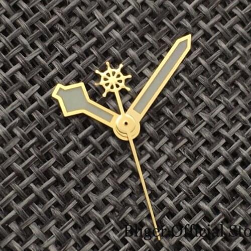 Yellow Gold Watch Needle Hand Set Snow Flake it NH35A NH36A 7s26 7s36 7s25 7s35 6r15 4r15 4r35 4r36 6309 7002 7009