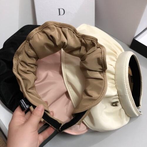 Street Outdoor sports running Sun Hat Knitting Wide Letter breathable Empty top Cap Summer Visor Hat