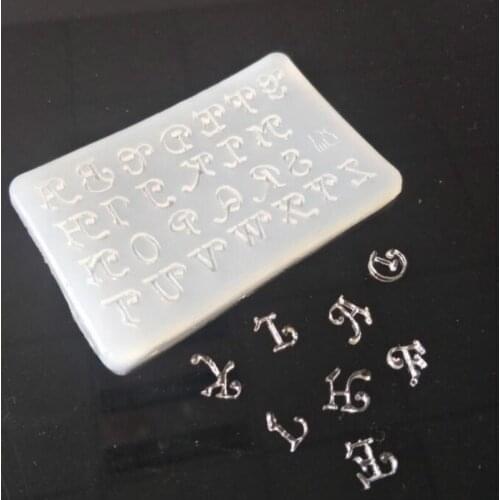 1pc Letter DIY Decorative Craft Jewelry Making Mold Silicone Epoxy Resin Mould Tool Hot Selling