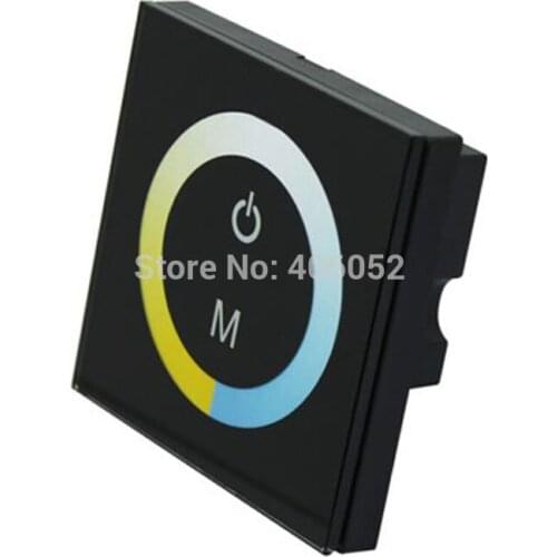 10pcs/lot DC12V 144W 24V 288W LED Touch Panel 3 Channels 4A/Channel Common Anode Color Temperature Controller