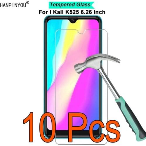 10 Pcs/Lot For iKall I Kall K525 6.26" 9H Hardness 2.5D Toughened Tempered Glass Film Screen Protector Guard