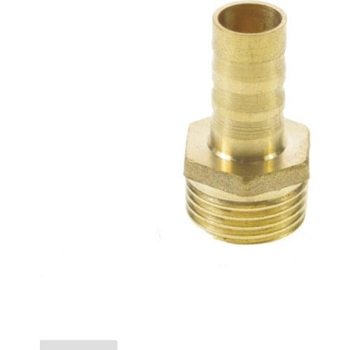 5pcs 1/2" BSP Male-12mm Barb Hose Brass Adapter Coupler 12mm-1/2" BSP