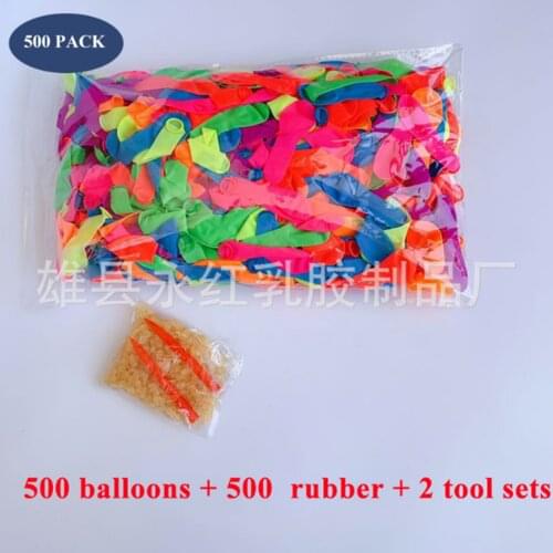 500Pcs Water Balloons Supplementary Package Toy Magic Summer Beach Party Outdoor Filling Water Balloon Bombs Toy for Kid Adult
