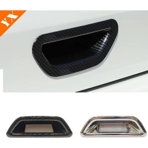 ABS Chrome/Carbon 2014 15 16 17 18 19 2020 for Nissan X-Trail X Trail T32 Rogue Car Rear Behind Door Handle Bowl Cover Cap Trim