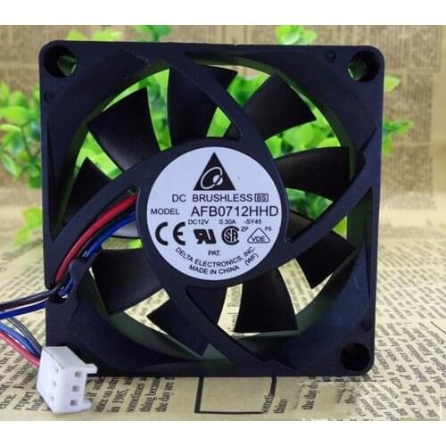 AFB0712HHD 70MM 7cm 70x70x20 MM DC 12V 0.3A Server Inverter Industrial Axial Cooling Fan