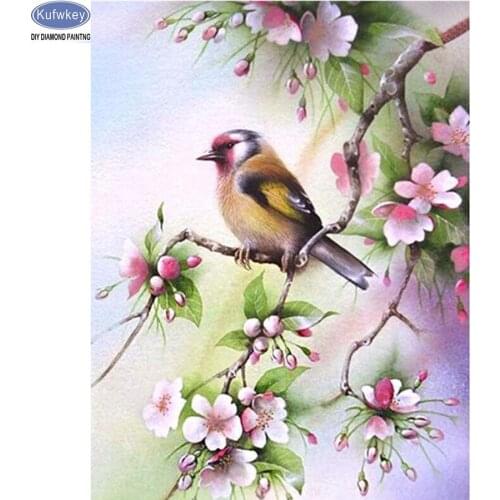 Bead embroidery diamond Birds flowers 5d diamond painting sale full diamond mosaic picture of rhinestones cross-stitch kits art