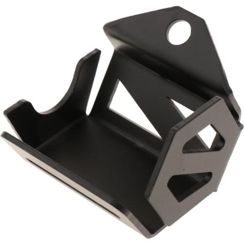 Motorcycle Aluminum Rear Brake Reservoir Guard Cover Protector Replace Cap for Triumph TIGER800 XR XCA XRX -, Black