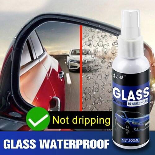 100ml Automobile Glass Anti-fog Waterproof Agent Long-lasting Car Windsheild Defogging Rearview Mirror Glass Flooding Rainproof