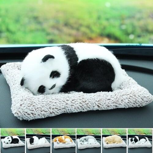 Wonderlife Cute Pet Animal Car Accessories Interior Unisex Car Plush Toys Ornaments Car Decor Best Gifts for Pet Lovers Coche