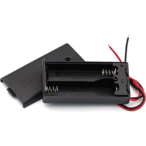 Two No.5 battery boxes battery box with switch, cover and cable(5pcs)