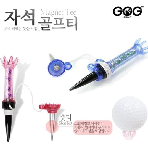 GOG Golf Magnet tees 4 pieces/set new Magnetic Step Down golf Tee with Anchor