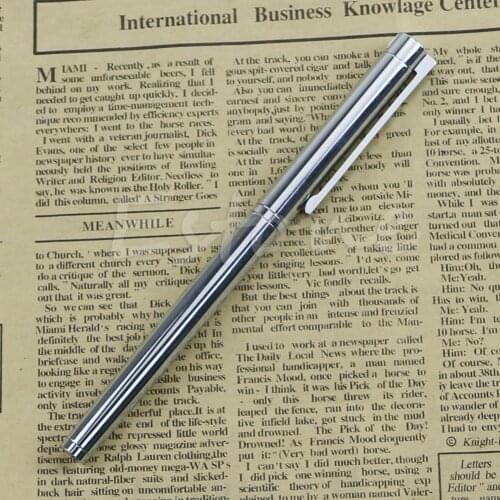Hot Sale Jinhao 126 Executive Complete Silver Fine Hooded Nib Fountain Pen Drop Shipping Support