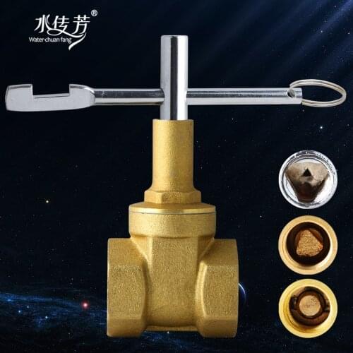Tap Valve Key, Water Meter Front Valve Key, Water Meter Key Triangle Apply ZJ DA