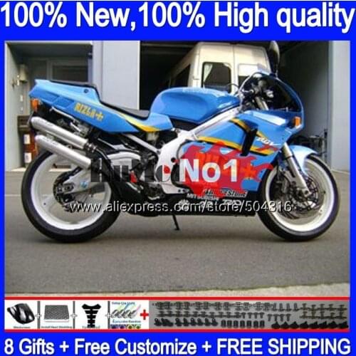 Body For SUZUKI SAPC VJ21 RGV250 RGVT250 VJ 21 40MC.79 RIZLA blue RGV-250 VJ22 RGV 250 1988 1989 1990 1991 88 89 90 91 Fairing