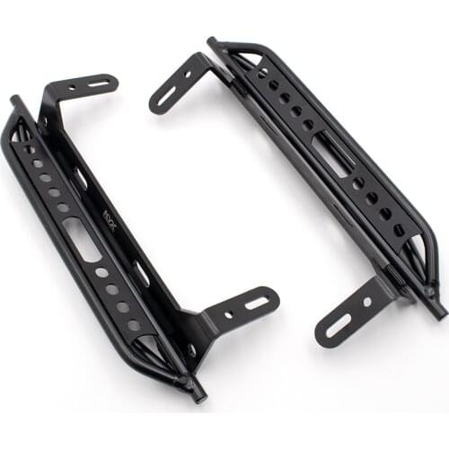 KYX Racing Metal Side Step Running Boards Foot-Plate for 1/10 RC Crawler Car Traxxas TRX-4 TRX4 Upgrades