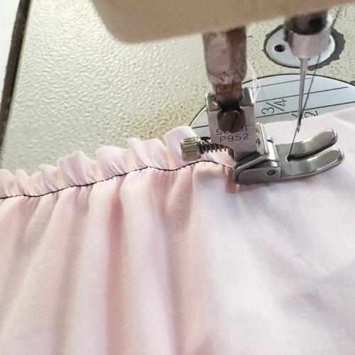 New Industrial Sewing Machine Adjustable Foot High Shank Gathering Foot P952