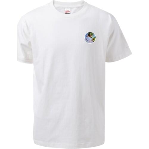 Summer New T Shirt For Men Earth Smile Environmental Protection Mens Short Sleeve T Casual Fashion Tops Tees Cotton O-Neck Shirt