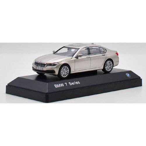 WELLY Diecast 1:43Scale German BMW New 7 Series Classic Gray Coupe Alloy Car Model Collectible Display Souvenir Gift Hot Toys
