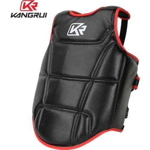 Chest Guard Boxing MMA Kickboxing Body Protector Martial Arts WTF Reversible Rib Shield Taekwondo Target Training Uniform