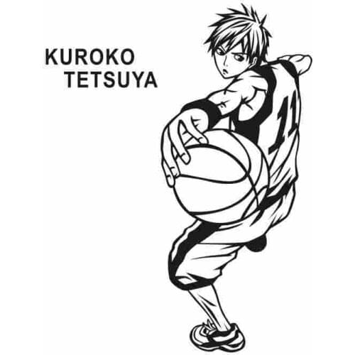 Kuroko no Basket Sticker Anime Cartoon Tetsyta Car Decal Sticker Vinyl Wall Stickers Decor Home Decoration