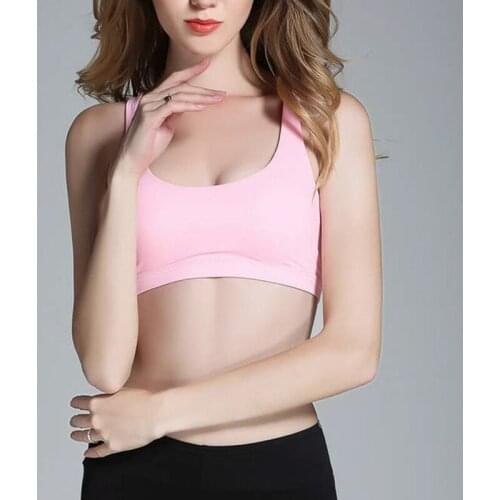 2021 new ins trend fashion sports large size ice silk cross beautiful back yoga fitness sports bra underwear womens clothing