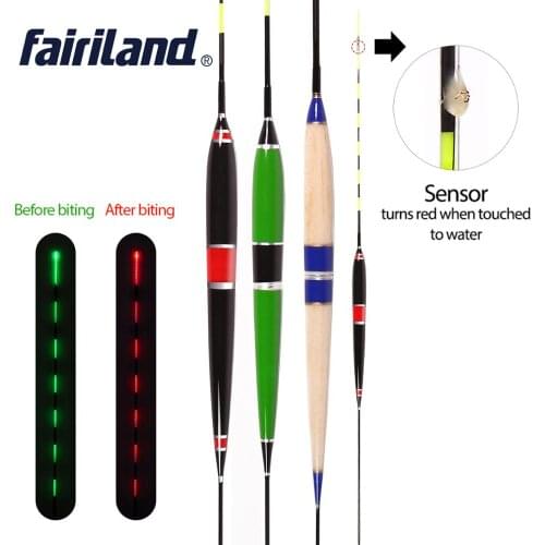 New 3pcs/set 6pcs/lot Fishing Float LED Electric Float Light Fishing Tackle Luminous Night Electronic Float with battery